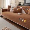 Thick Plush Non-slip Sofa Cover for Living Room Winter Warm Lambs Velvet Sofa Towel Nordic Sectional L-shaped Couch Covers