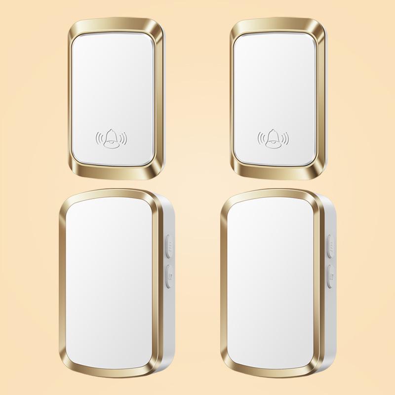 Wireless Self-Powered Doorbell, Waterproof, Long-Range, Electronic Remote Bell, Ideal for Home & Elderly Use.