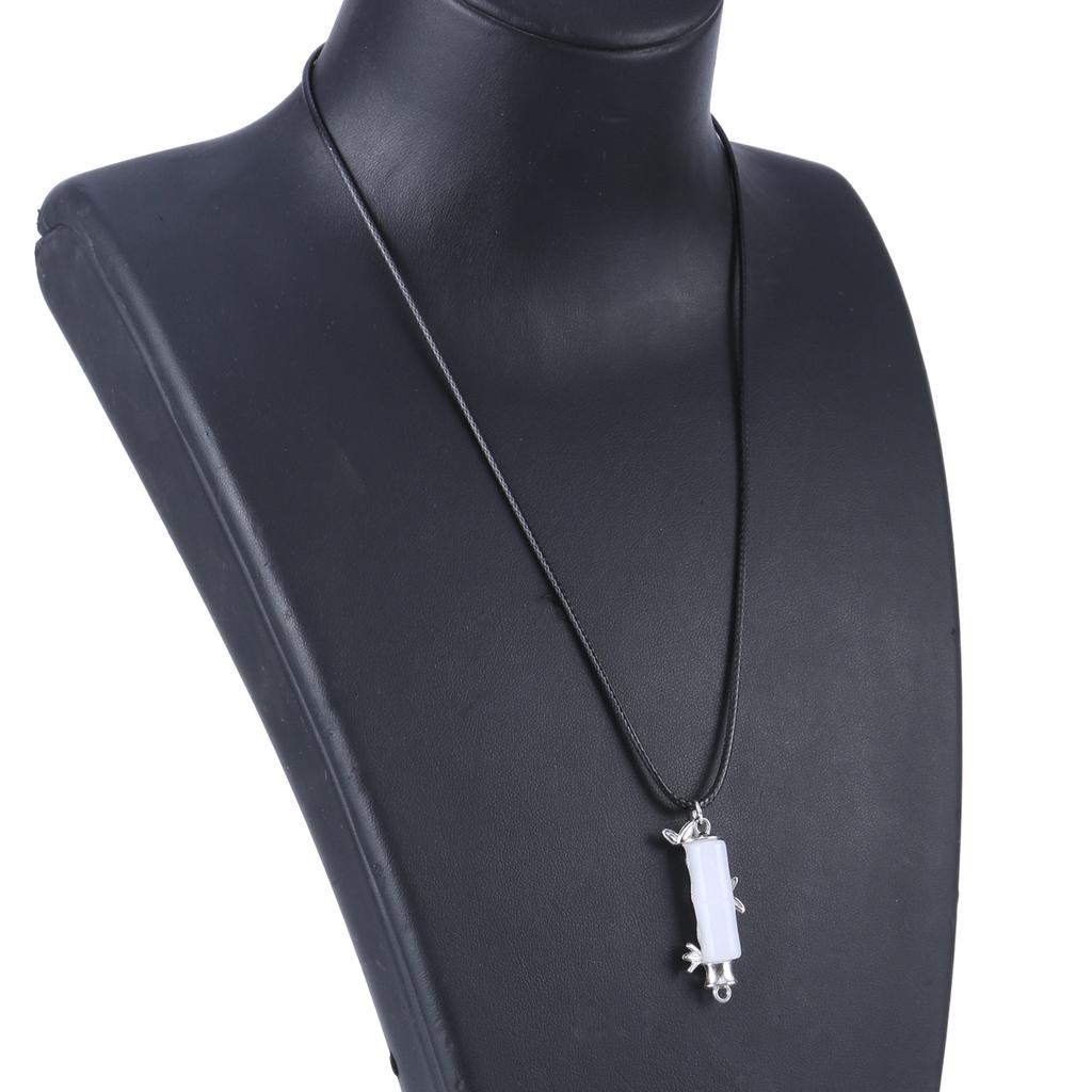 Elegant Bamboo Segment Pendant Necklace Adjustable Length Clavicle Chain Stylish Accessory for Fashion Enthusiasts