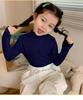 Kids' Fleece-Lined Cotton Turtleneck Sweatshirt - Warm Autumn/Winter Layer