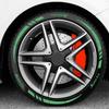 Reflective Stripe Wheel Rim Sticker for Motorcycle Wheels Set of 12 Pieces