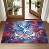 Crystal Palace Football Design Crystal Velvet Rug Soft Decorative Mat for Bedroom Entrance