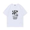 Sommer Einfach Weiß Buchstabe Mode Harajuku Druck Kurzarm Kpop Nana Damen T-Shirt SCoups Jeonghan The8 Y2k Damen Oberteil
