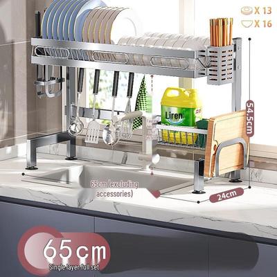 Stainless Steel Kitchen Sink Organizer Rack