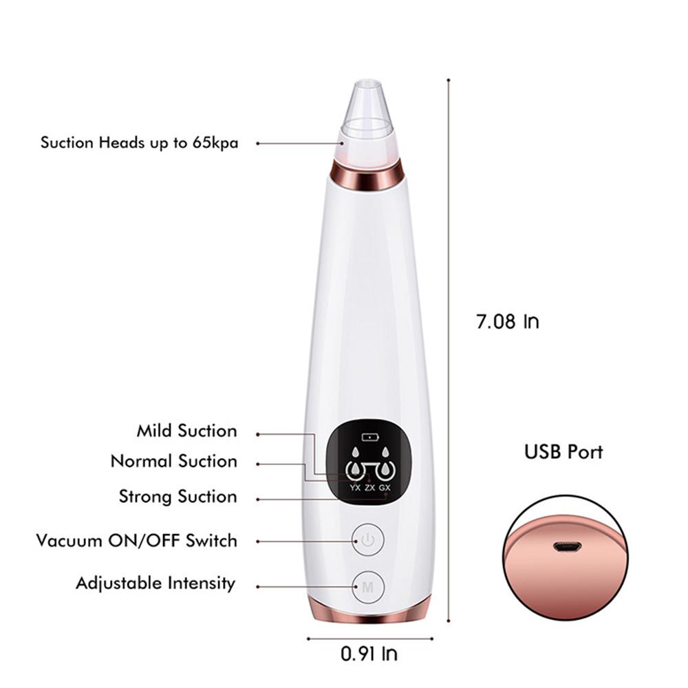 Black Spots Removal Facial Deep Cleansing Pore Cleaner Machine Skin Care Tools Electric Blackhead Remover Vacuum Acne Cleaner