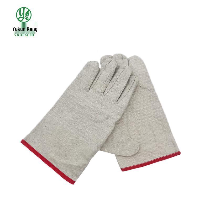 MEILUODI Double-Layer Canvas Work Gloves