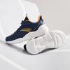 Anta Kids Synthetic Leather Comfortable Versatile Lightweight Shock Absorbing Low Top Running Shoes Kids Sneakers Blue White A312345567H-7