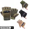 Cross Border Tactical Gloves Half Finger Men's Outdoor Cycling Sports Anti Slip Wear-resistant Mountaineering Training Fitness