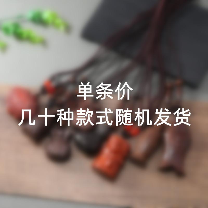 Hand-carved Mahogany Necklace Retro Femininity Long Autumn and Winter Sweater Chain Cotton and Linen Accessories