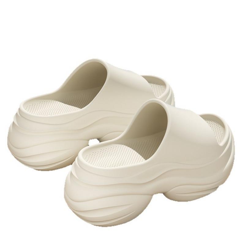 Damen Erhöhungsschuhe Plattform Hausschuhe tragen rutschfeste EVA leichte und geruchlose Fuß Hausschuhe Damen Strandschuhe Sommer