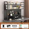Iron Art Pegboard Bookshelf & Desk Organizer for Home or Dorm