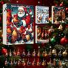 Versatile Hanging Ornaments for Doors Windows Chicken Advent Calendars 2025, 24 Days 2D Flat Animal Ornament Christmas Fun Holiday Party Favors