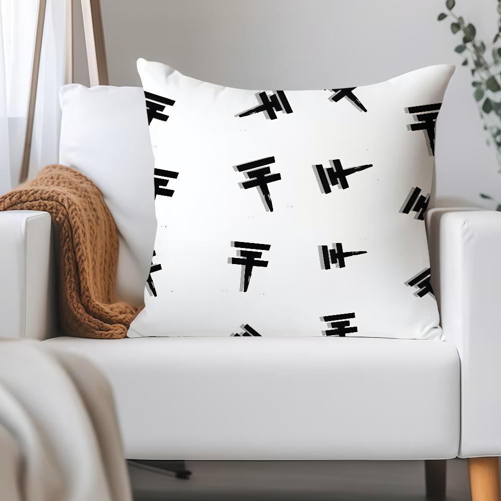 Rock Band T-Tokio H-Hotel Pillow Case Applicable Space For Guest Rooms Interiors Cars Office House Decoration