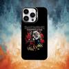 Custodia per Telefono I-Iron M-Rock M-Maiden Colore Guscio Argentato Per IPhone 17 16 15 14 13 12 11 Pro Max Plus