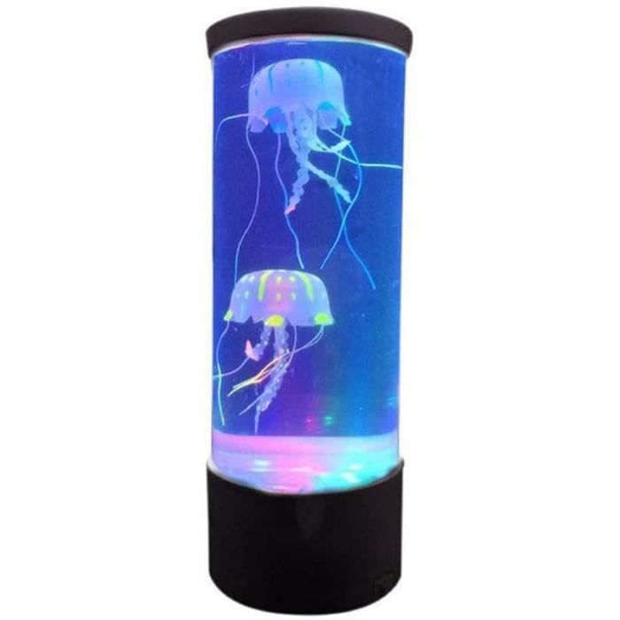 Luz de medusa de simulación USB, lámpara de ambiente cambiante de color colorido