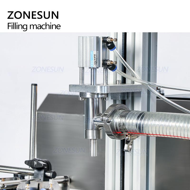 ZONESUN ZS-DTGT900 Automatic Sticky Paste Sunscreen Cream Shampoo Liquid Honey Bottling Pack Filling Machine For Cosmetics