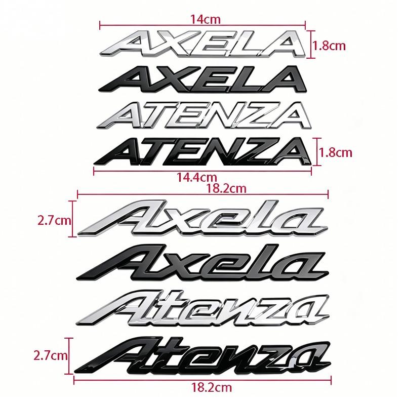 Compatible with M3 classic AXELA car stickers, modified car emblems, and Atenza trunk body stickers