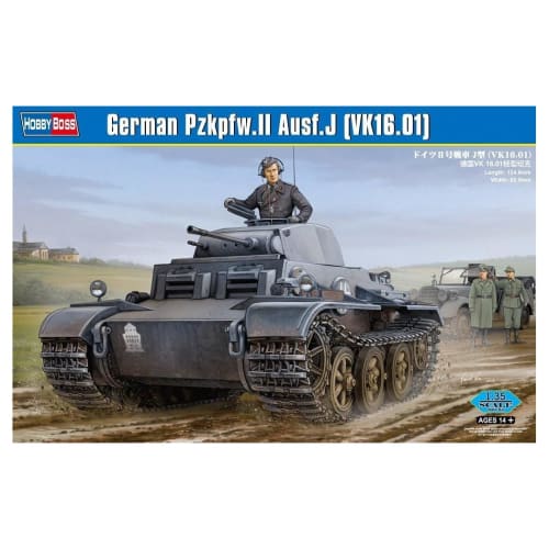 

Hobby Boss 1/35 Серия боевых машин Немецкий Panzer II Ausf. J VK1601 Пластиковая модель