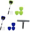 Car Windshield Cleaning Brush With Extendable Handle And Microfiber Cloth For Streakfree Glass Cleaning