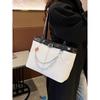 Commuter Large Capacity Bag Female  New Popular All-Matching French Style Single Shoulder Tote Pack Fashion Student Handbag