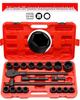3/4" Heavy Duty 20-Piece Impact Socket Set - Hex12-Point Torx Wrench