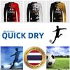 THAILAND Football Soccer Round Neck Vintage Shirt National Flag Elephant Logo Badge Unisex Men Women JERSEY Print Quick Dry Long Sleeve Uniform