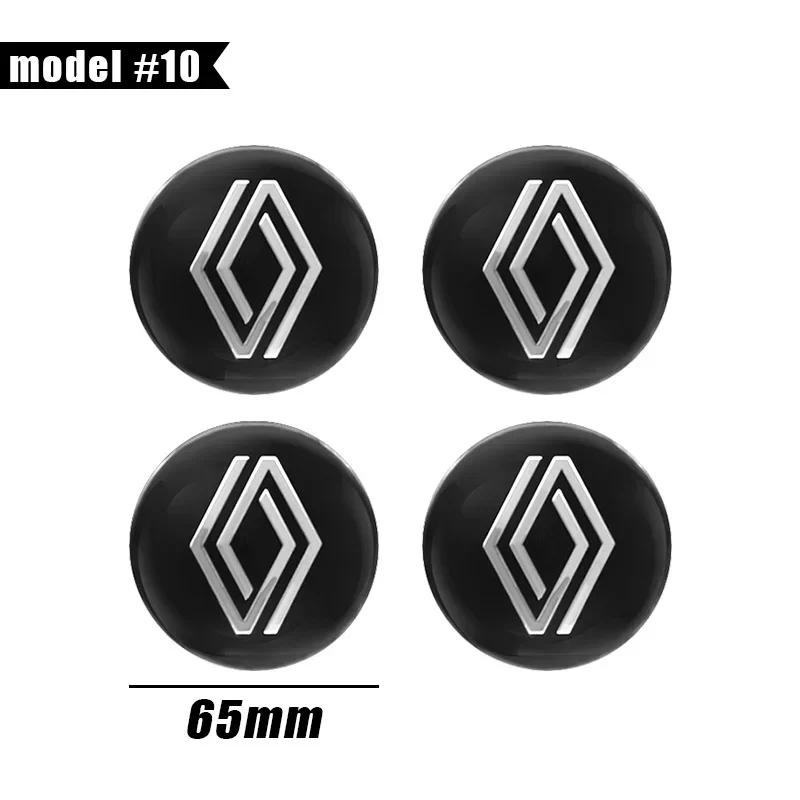 For Renault 2026 New Hub Caps 4Pcs 56mm 60mm 65mm Car Styling Wheel Center Hub Cap Badge Emblem Sticker For Renault Megane 2 Dus