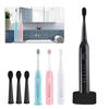 Ultrasonic Sonic Electric Toothbrush With Food-grade Dupont Brushes And Usb Charging