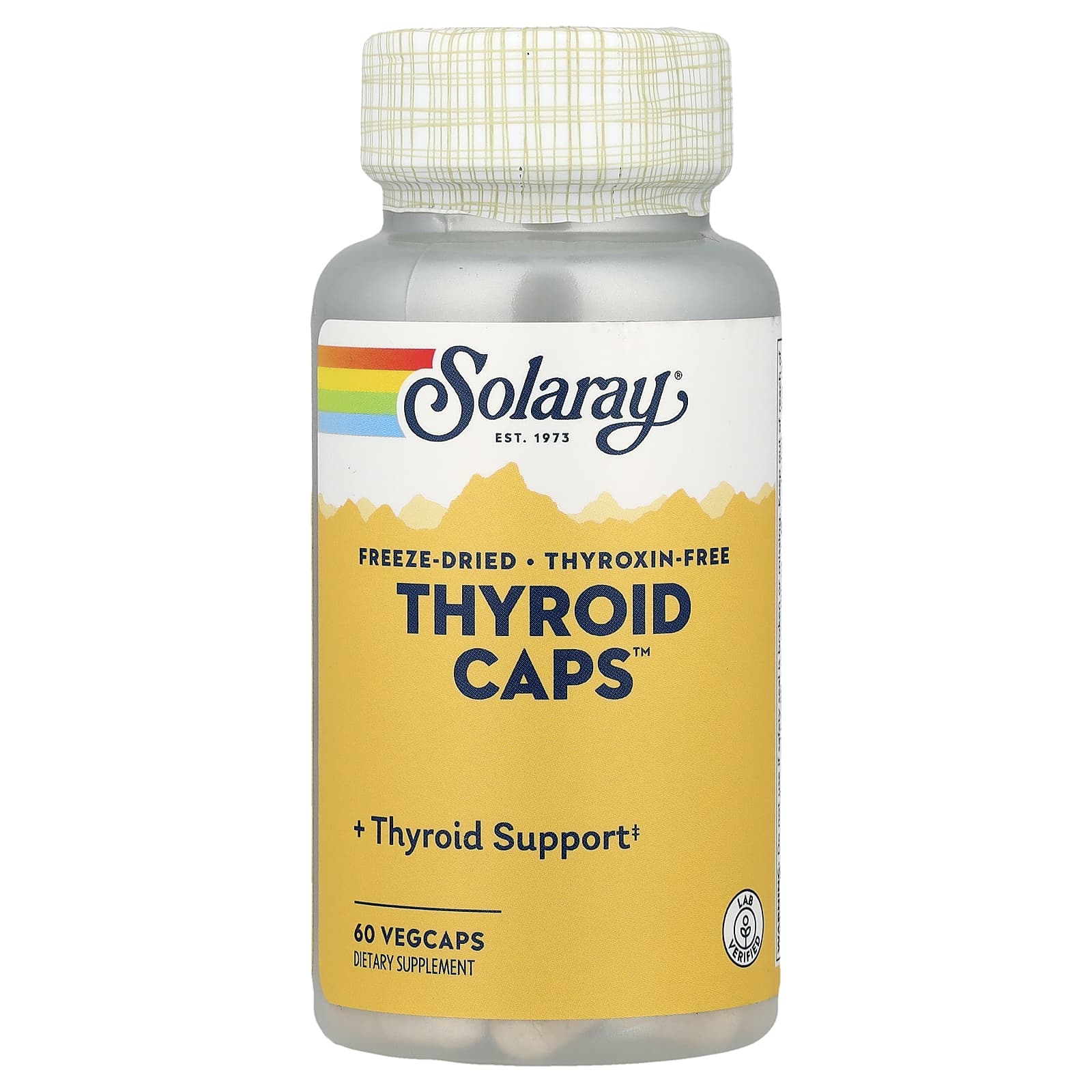 

Lyophilized Thyroid Caps, 60 Tablets