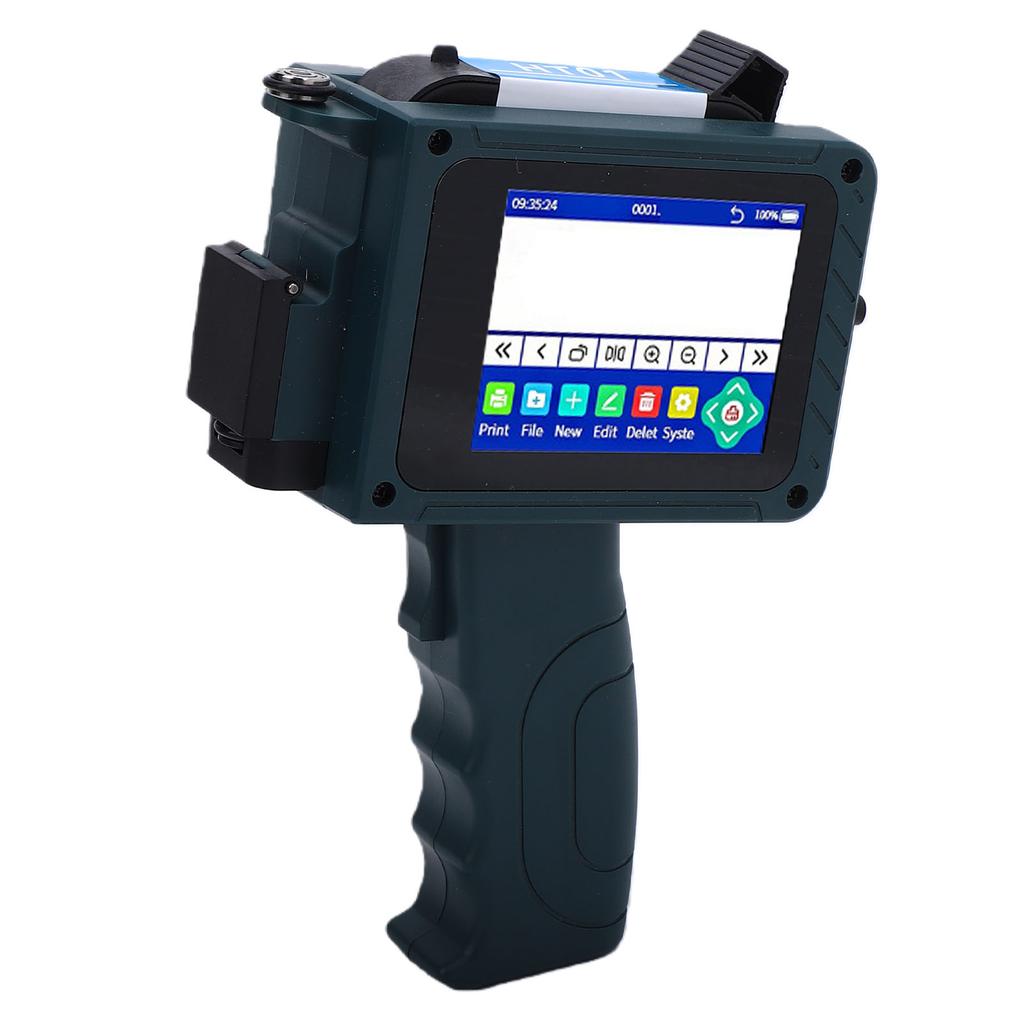 Impressora Inkjet Portátil 12,7 mm Máquina Codificadora Inkjet de Secagem Rápida com Cartucho de Tinta para Data Número Saco Plástico