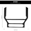 RT-TCZ Carbon Fiber Center Console Multimedia Panel Decoration Trim Sticker Accessories for Ford Mustang 2015 2016 2017 2018 2019 2020 2021 2022