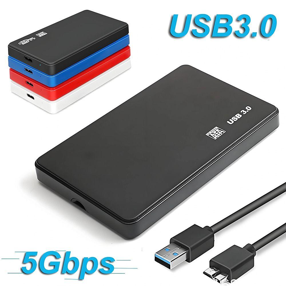 5Gbps Speed Hard Drive Box 2.5 Inch HDD Box New SSD External Hard Drive Case