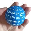 Educational 100 Sided Acrylic Dices D100 Dice For Tabletop Toys Role Playing Board Game Accessories Math Learning Resources