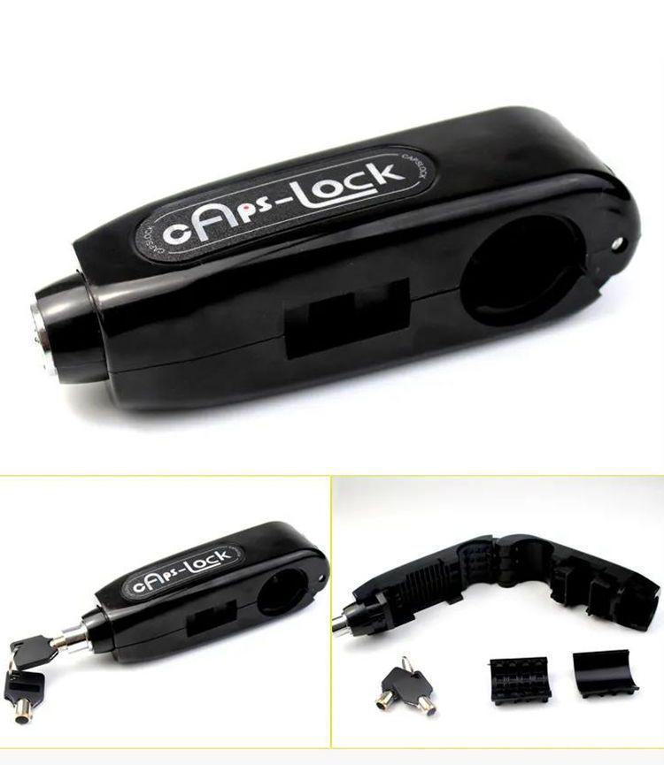 Electric Car Anti-Theft Handlebar Lock with Throttle Lock and Horn for Scooters and Motorcycles