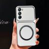Upgraded Big Lens Protection Case for Xiaomi Redmi 15 5G Luxury Leather Casing with Magnetic Ring