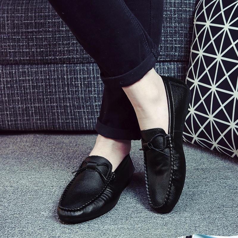 Comfortable and Breathable Men's Casual Leather Shoes, Single Shoes, Le Fu Shoes