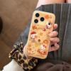 Winter Maple Leaf Magnetic Cat Phone Case for iPhone 14/15/16 Pro Max/17 - Girly Design