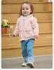 David Bella Girls' Sweater Spring Collection New Baby Cotton Anti Static Knitted Sweater Children's Cardigan