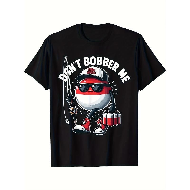 

European sizes Cool Fishing Graphic Tee - A Comfortable Crew Neck Shirt for Anglers, Made of Soft for Summer Wear 4XL чорний