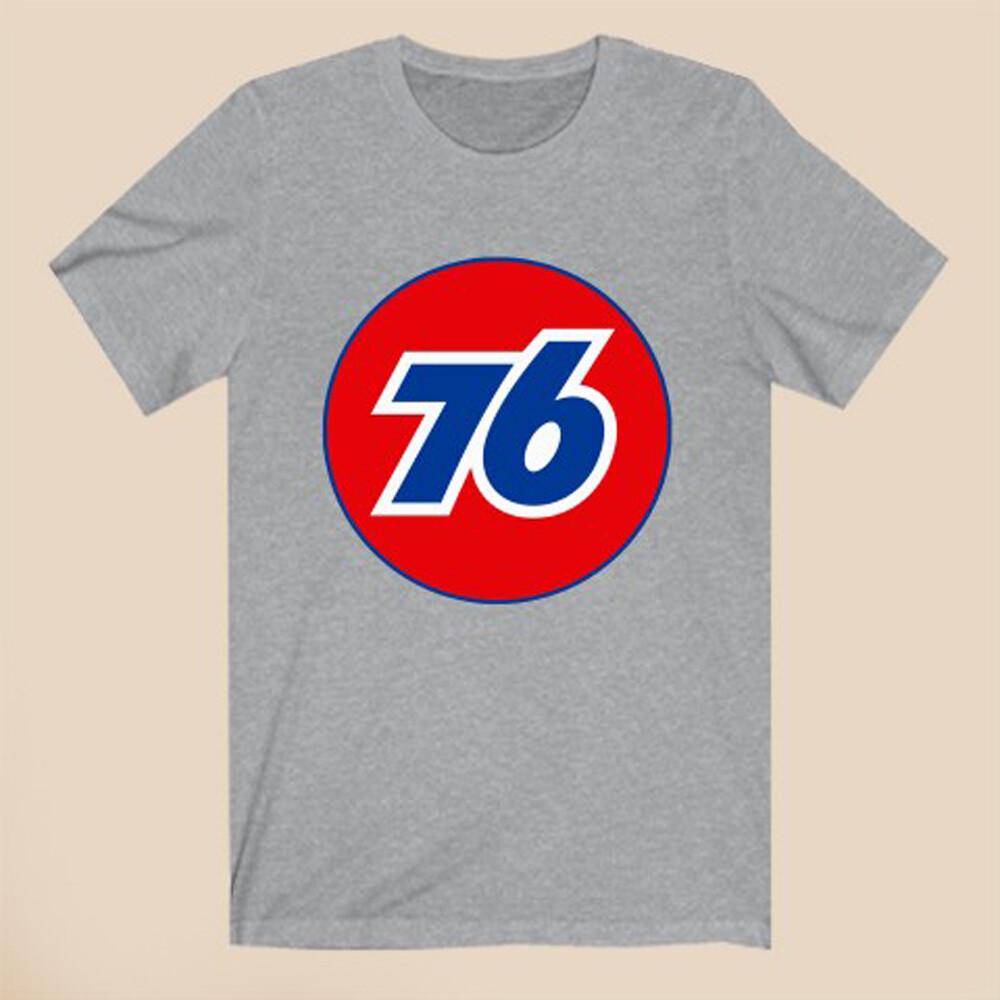 Union 76 Gasoline Men s Grey T-Shirt Size S-5XL Unisex T-Shirt XXXL