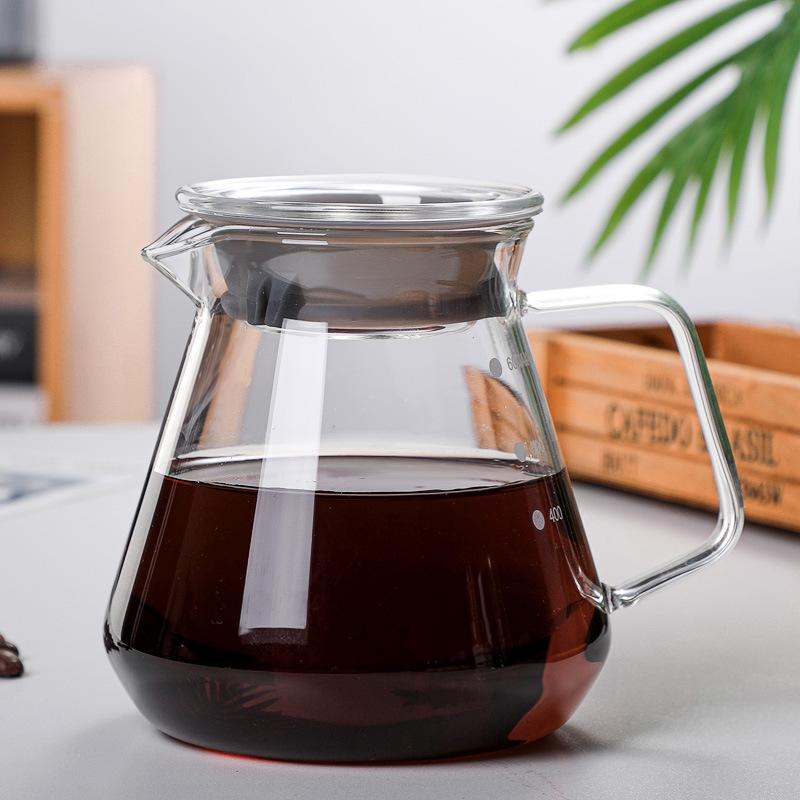 Hand Brewed Coffee Set Glass Coffee Filter Cup Drip Pot Coffee Filter Coffee Hand Brewed Coffee Pot