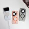17 Applicable to Xiaomi 17promax metal ring ice mist magnetic suction 17pro mobile phone case 15 anti-drop 15pro protective case