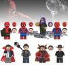X0331 Spiderman Building Blocks Toy Set With Black And Red Superhero Suit
