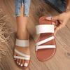 fashion 2024Summer Flat Heel Slippers for Women Casual Plus Size Slippers Woman Shoes Indoor Outdoor Beach Vacation Leisure Woman Slides