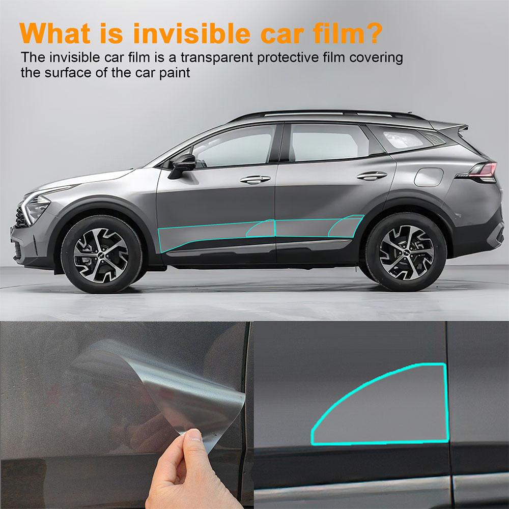 TPU Paint Protection Film for KIA Sportage NQ5 2022-2024, 8.5mil Clear Self-Healing PPF Kit, Door Triangle & Headlight Protective Film with Tools