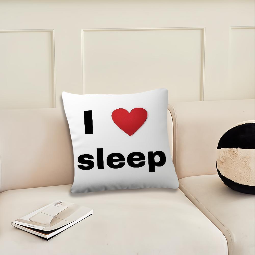 Funny Pin I Love Me EMO Boys Music cushion cover Pillow Cover Decoration Room Home Sofa living Office Car Nordic Simplicity