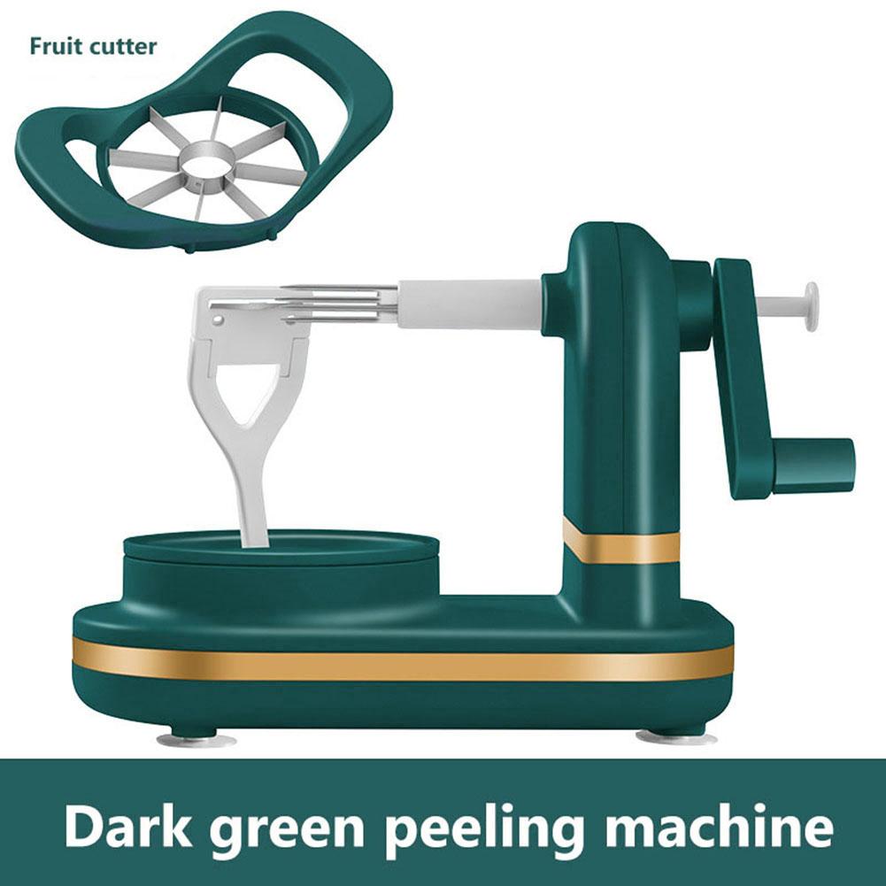 3 in 1 Hand-cranked Apple Peeler Multi-functional Fruit Apple Peeling Machine w/ Stainless Steel Blade Apple Slicer Corer Cutter