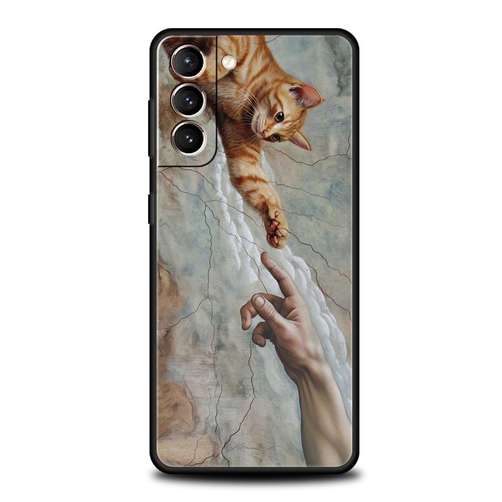 Fashion Ancient Greek Statues Phone Case for Samsung Galaxy S26 S25 S24 S23 S22 S20 S21 FE Ultra S25 Edge Plus 5G Soft TPU Cover