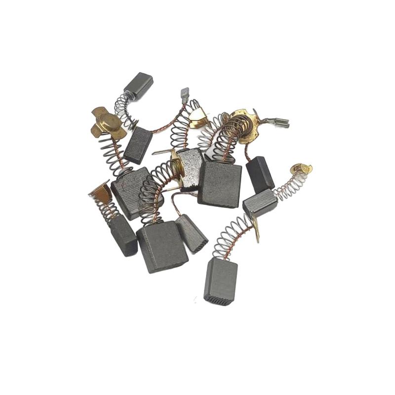 

60Pcs Electric Motor Carbon Brushes Power Tool Repairing Parts Carbon Brush Replacement 10 Different Types