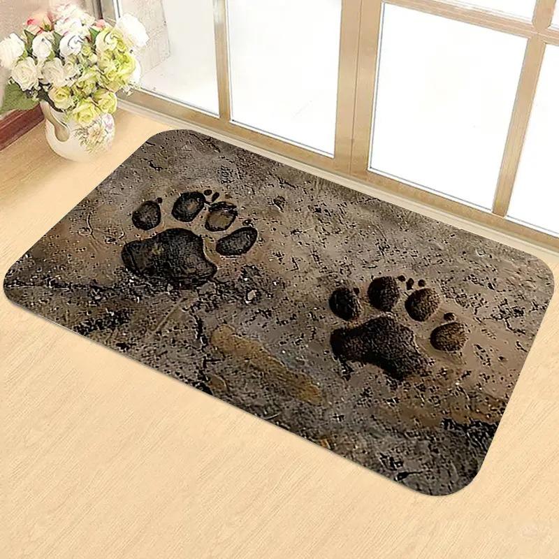 Printed Rug Doormat for Bedrooms Front Door Non-slip Stain-resistant Suitable for Various Home Settings